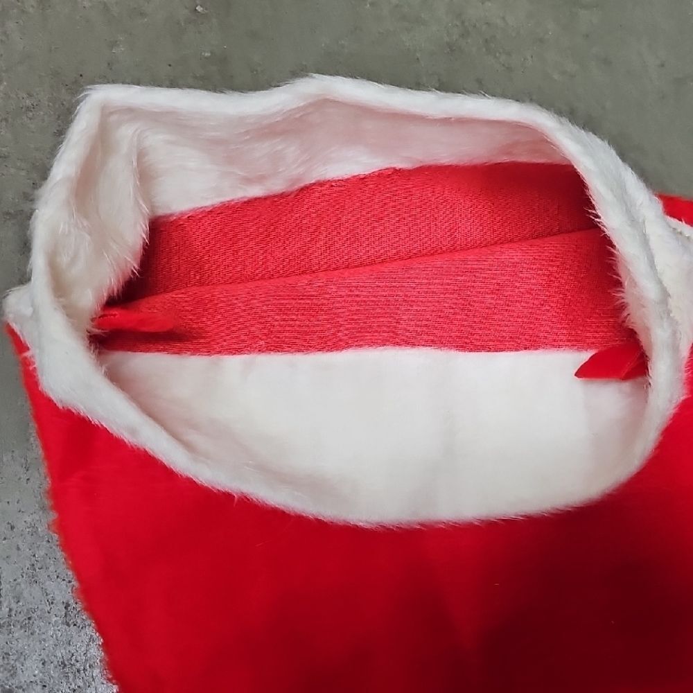 Vintage really Tall Chistmas Stocking - Picture 4 of 6
